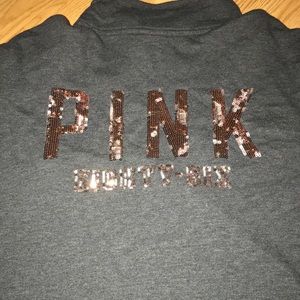 victoria’s secret pink sweater!